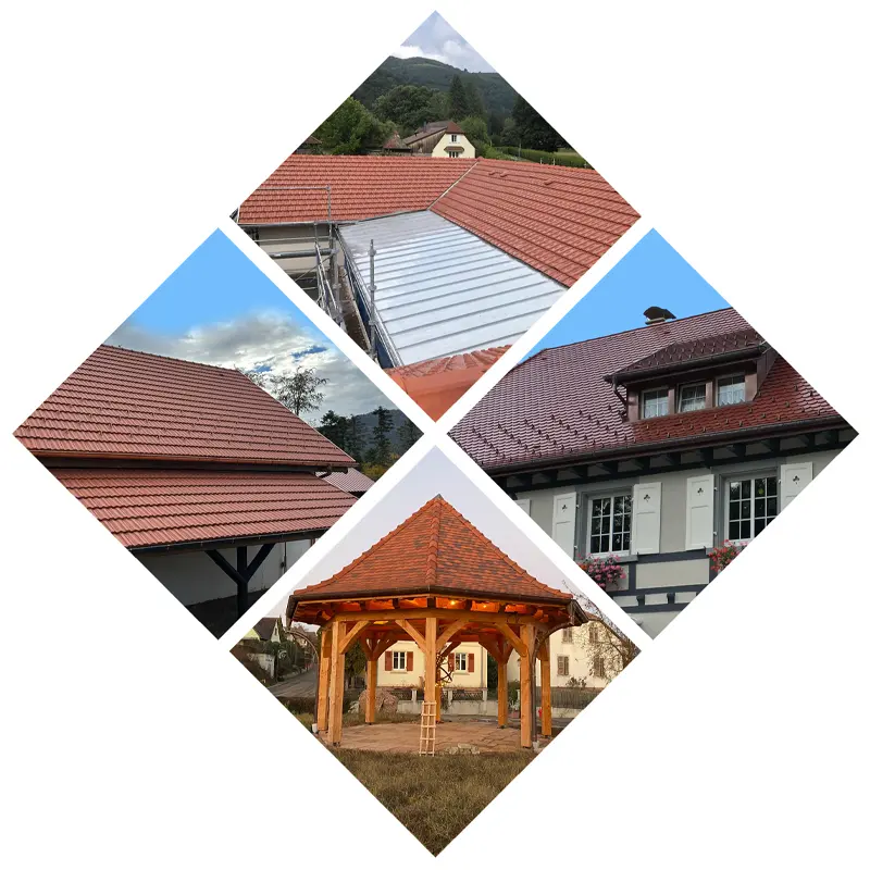 Travaux toiture couverture tuile